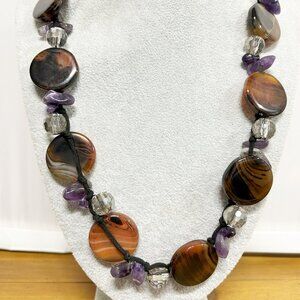 BOHEIMEN STONE NECKLACE 24 INCH LENGHT WITH GIFT BOX